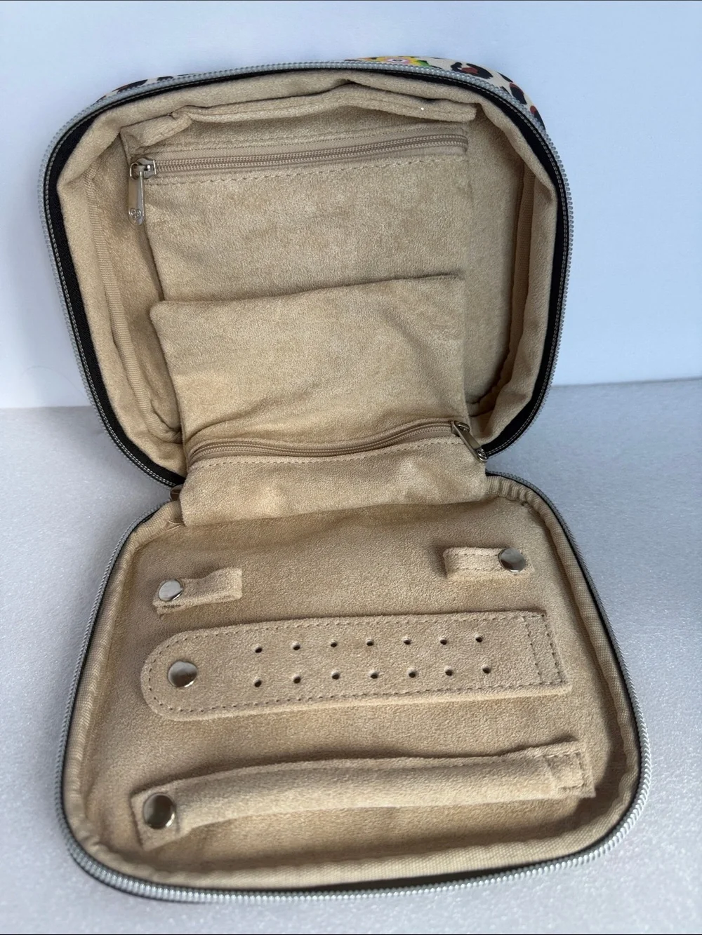 BRIGHTON Butterfly Garden Travel Jewelry Case / Jewelry Organizer